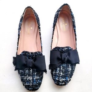 Kate Spade Tweed Bow Loafer